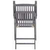 vidaXL Scaune pliante de exterior cu perne 6 buc. lemn masiv de acacia