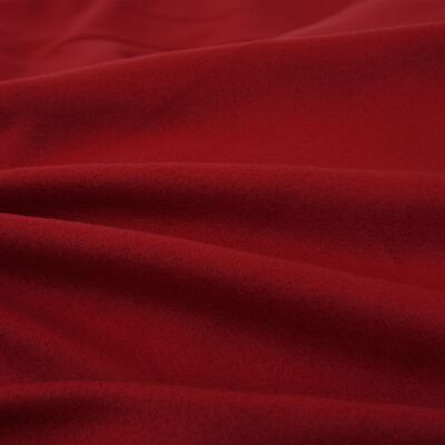 vidaXL Set lenjerie pat, 4 piese, roșu vin, 135x200/80x80 cm, fleece