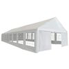 vidaXL Cort pentru Petreceri Alb 1600 x 600 x 370 cm