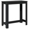 vidaXL Masă de bar, negru, 102x50x103,5 cm, lemn prelucrat