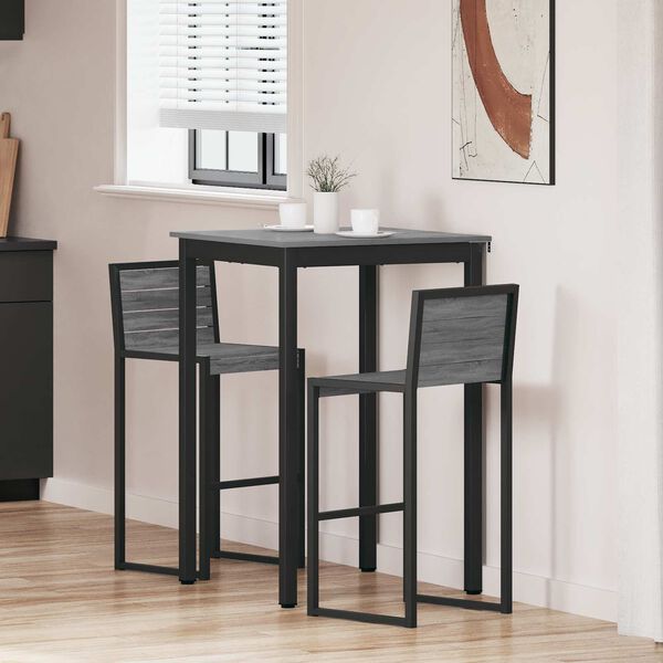 vidaXL Masă Bar &icirc;n Picioare Lemn compozit