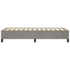 vidaXL Cadru de pat fără saltea, gri deschis, 90x200 cm, catifea