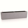 LECHUZA Jardinieră BALCONERA Stone 80 ALL-IN-ONE, gri