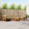 vidaXL Set de canapele de exterior cu pernă 8 pcs Natural și Bej