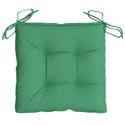 vidaXL Perne de scaun, 4 buc., verde, 40x40x7 cm, textil oxford