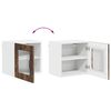 vidaXL Dulap de bucătărie 2 pcs Stejar fumuriu 40 x 31 x 40 cm