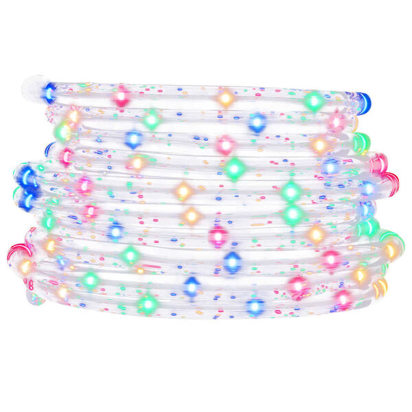 vidaXL Cablu luminos cu 1200 LED-uri, multicolor, 50 m, PVC