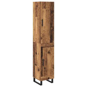 vidaXL Bufet Lemn Vechi 34,5 x 34 x 180 cm Lemn compozit