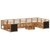 vidaXL Set de canapele de exterior 8 pcs natural Lemn Solid de Acacia