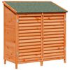 vidaXL Sălaș de grădină Maro 106 x 56 x 113,5 cm Lemn de Brad Solid