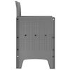 vidaXL Scaun pentru Grădină 2 pcs Gri deschis