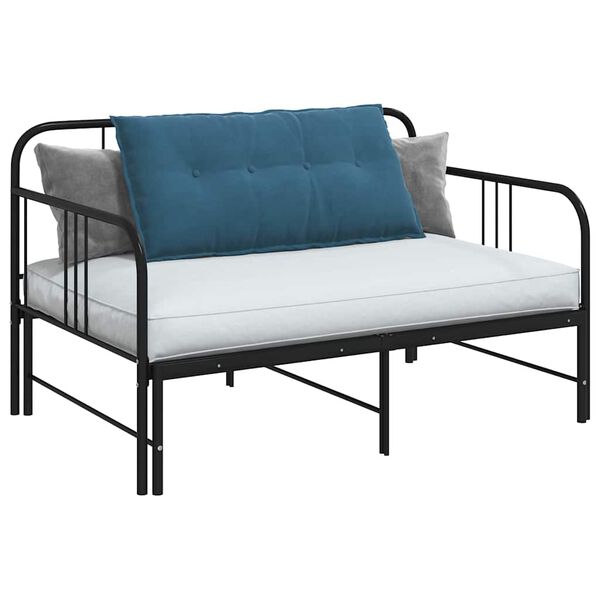 vidaXL Perna pentru spate albastru 100 x 50 cm Țesătură din corduroy