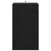 vidaXL Bufet cu sertar Stejar Negru 40 x 33 x 70 cm Lemn compozit