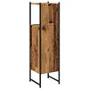 vidaXL Dulap pentru baie, lemn vechi, 33x33x120,5 cm, lemn prelucrat