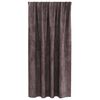 vidaXL Cortine din catifea cu perdele 2 pcs Maro 175 x 140 cm Catifea