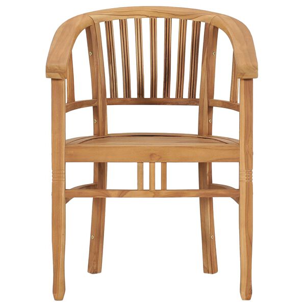 vidaXL Set mobilier de grădină, 7 piese, lemn masiv de tec