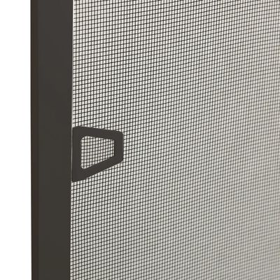 vidaXL Plasă de insecte pentru ferestre, antracit, 100x120 cm
