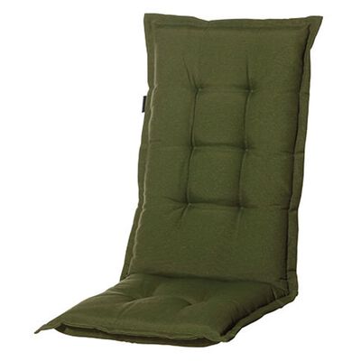 Madison Pernă de scaun cu spătar mic Panama, verde, 105x50 cm