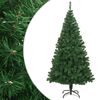 vidaXL Pom de Crăciun artificial cu ramuri groase, verde, 240 cm, PVC