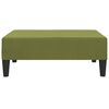 vidaXL Canapea pat cu 2 perne&taburet, 2 locuri verde deschis, catifea