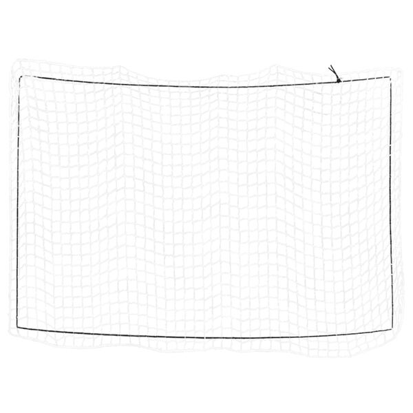 vidaXL Plasă de remorcă cu funie elastică, alb, 3,5x2,5 m, PP