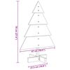 vidaXL Brad de Crăciun decorativ, 70 cm, lemn masiv