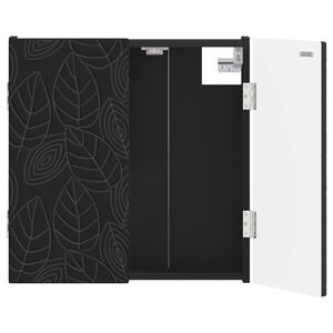vidaXL Cabinet pentru ținte de darts DELFT Negru 52,5 x 10,5 x 53,5 cm