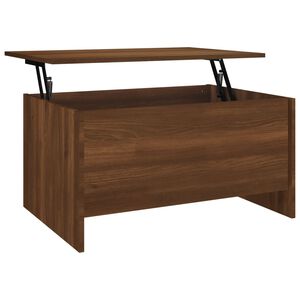vidaXL Măsuță de cafea, stejar maro, 80x55,5x41,5 cm, lemn prelucrat
