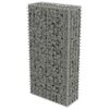 vidaXL Perete gabion cu capace, 50 x 20 x 100 cm, oțel galvanizat