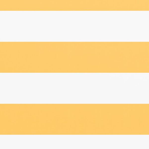 vidaXL Paravan de balcon, alb și galben, 120 x 500 cm, țesătură oxford