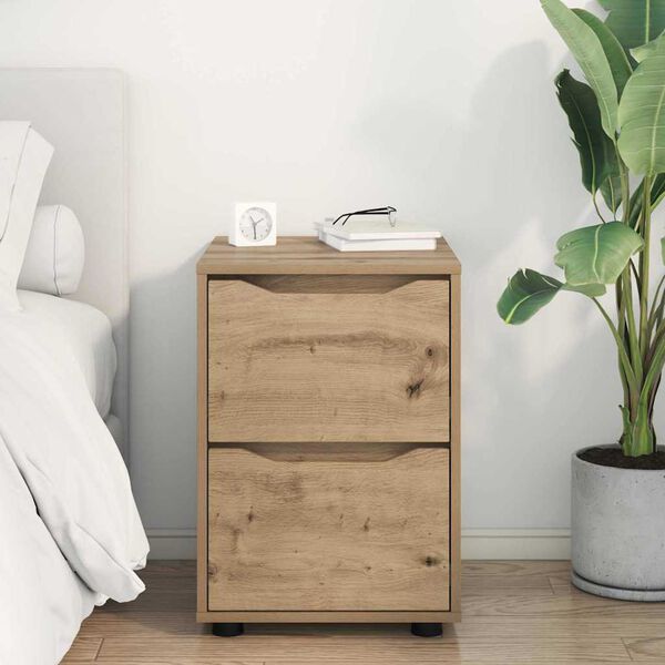 vidaXL Dulap de depozitare Stejar Artizanal 40 x 48 x 57 cm