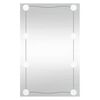 vidaXL Oglindă de perete cu lumini LED 50x80 cm sticlă dreptunghiular