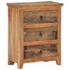 vidaXL Dulap, 60 x 33 x 75 cm, lemn masiv de acacia/lemn reciclat