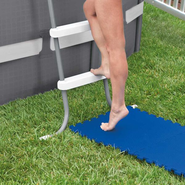 Intex Protecții de podea piscină, 8 buc., albastru, 50x50 cm