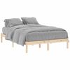 vidaXL Cadru de pat fără saltea, 137x190 cm, lemn masiv pin complet