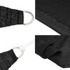 vidaXL P&acirc;nză parasolar, negru, 4x4 m, HDPE, 160 g/m&sup2;