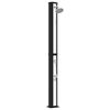 vidaXL Duș solar cu cap de duș și robinet 40 l PVC, ABS, Aliaj de zinc