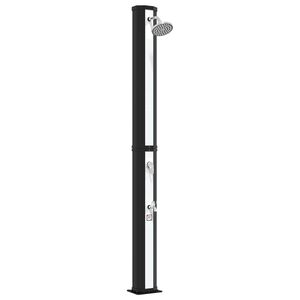 vidaXL Duș solar cu cap de duș și robinet 40 l PVC, ABS, Aliaj de zinc