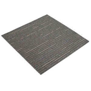 vidaXL Placă de carpetă Pătrat Maro &Icirc;nchis 50 x 50 cm 4 buc.