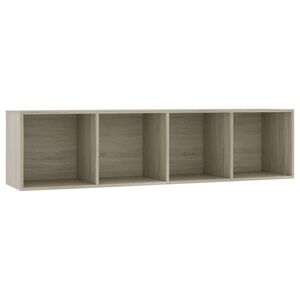 vidaXL Bibliotecă/Comodă TV, stejar sonoma, 143x30x36 cm