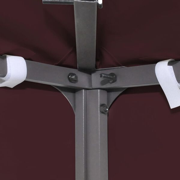 vidaXL Acoperiș pentru pavilion, 310 g/m², roșu bordo, 3 x 4 m