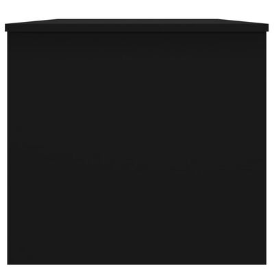 vidaXL Măsuță de cafea, negru, 102x50x46,5 cm, lemn prelucrat