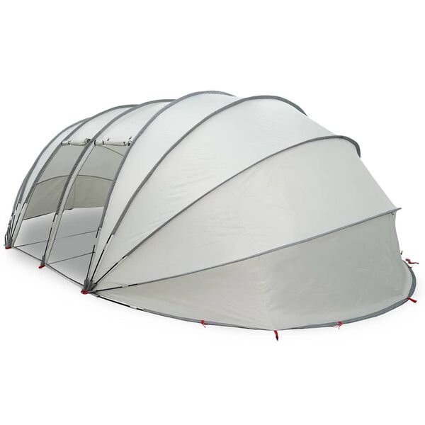 vidaXL Cort pentru piscină Gri 640 x 432 x 205 cm