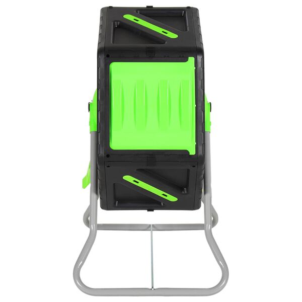 vidaXL Compostor rotativ, 60x43x74 cm, 70 L, polipropilenă