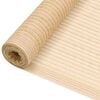 vidaXL Plasă protecție intimitate, bej, 1,5x10 m, HDPE, 75 g/m&sup2;