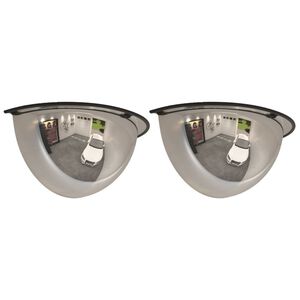 vidaXL Oglinzi de trafic jumătate de cupolă, 2 buc., &Oslash;40 cm, acril