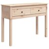 vidaXL Masă consolă, 100x35x75 cm, lemn masiv de pin