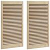 vidaXL Ușă de Dulap cu ușă 2 buc. natural 110 x 2,1 x 59,5 cm