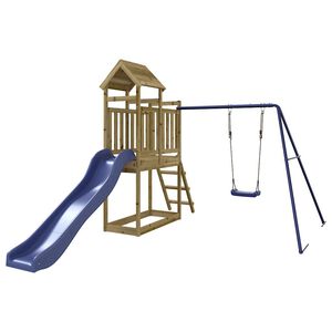 vidaXL Set de joacă pentru exterior, lemn de pin impregnat