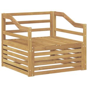 vidaXL Canapea de exterior Alb